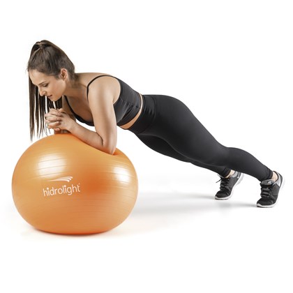 Bola de Exercícios Hidrolight Pilates Fisioterapia 65cm Roxa - HUPI