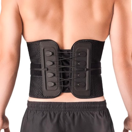 Corset ortopédico para trás apoio da cintura com cinta de ombro