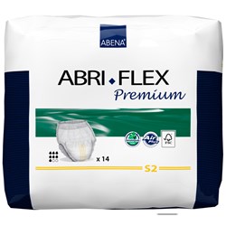 Fralda Abena Abri-Flex Premium S2 Modelo Roupa Intima Pct c/ 14