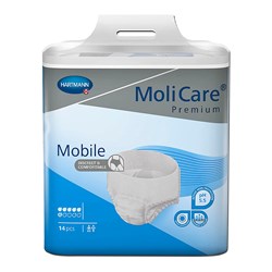Molicare Premium Mobile 6D Tam M Pct c/ 14